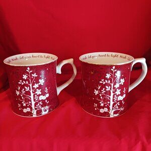 Set of 2 Starbucks Rosanna Coffee Mugs